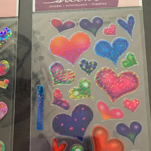 Heart Stickers Set - Multicolor - Picture 4 of 4
